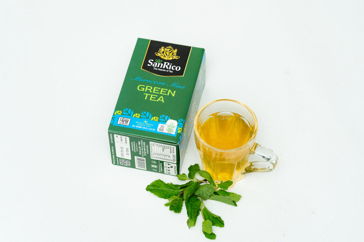 Thé Vert à la Menthe Marocaine